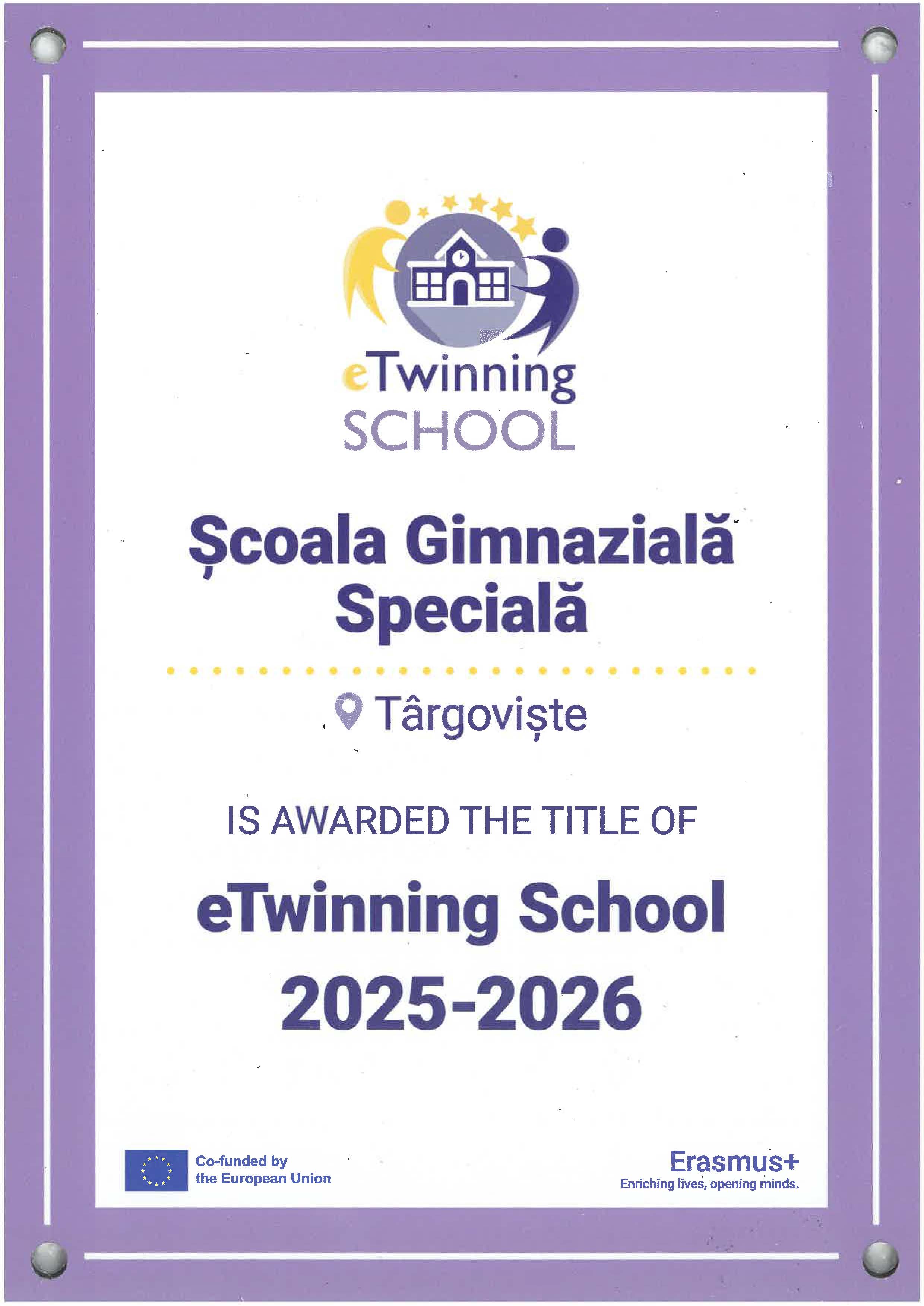 Scoala eTwinning 2025-2026